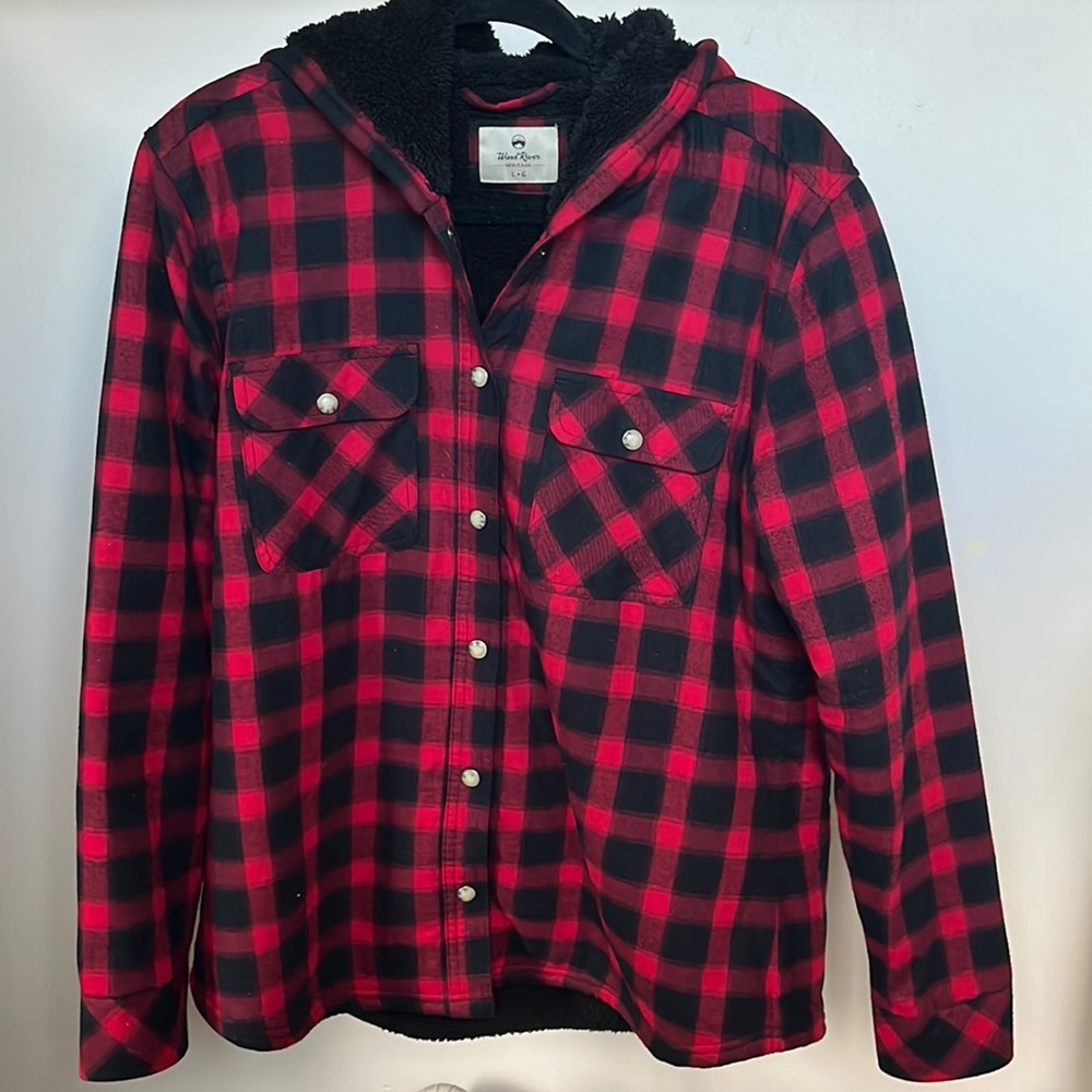 WindRiver Sherpa Lined Flannel Jacket